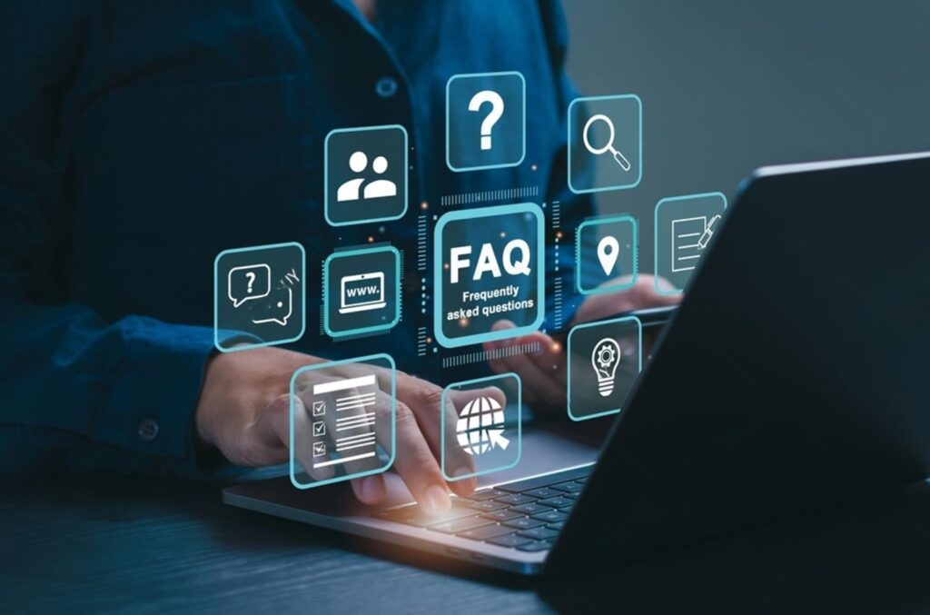 How do I create an interactive FAQ page?